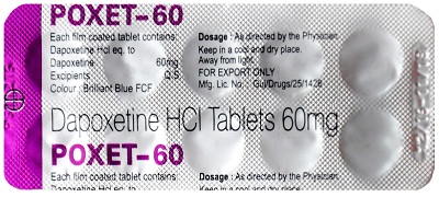 Дапоксетин, POXET-60